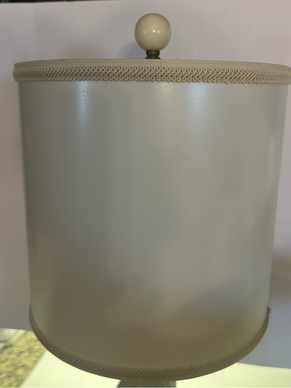 Cream Ceramic Bird Table Lamp with Drum Shade - Picture 2 of 5